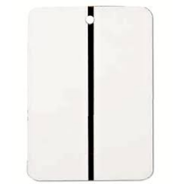 Lamierini provatinta cm 9 x 13 bianco Basic conf..100