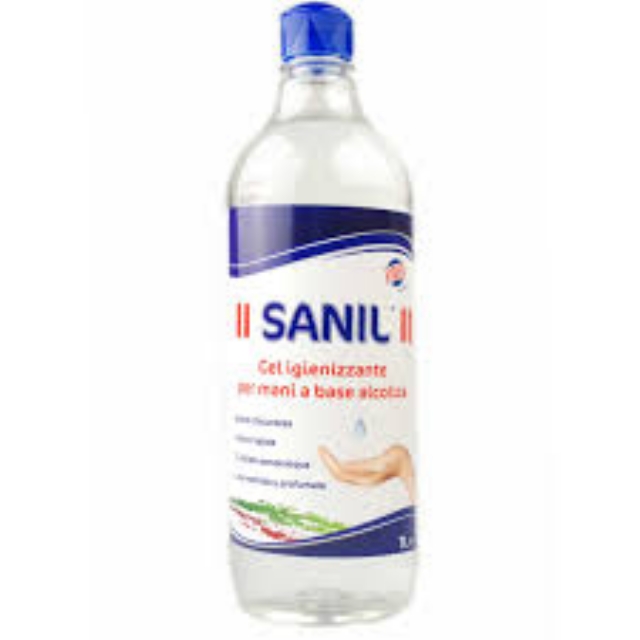 Gel igienizzante per mani a base alcolica SANIL Fidea Lt.1