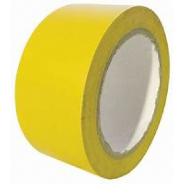 Nastro adesivo segnalatore giallo m.25x50 mm Basic