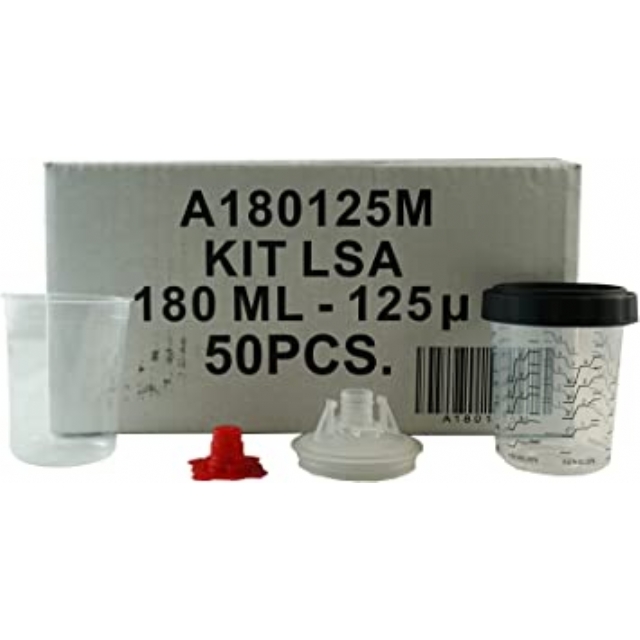 TAZZE MONOUSO ml.180 125 MICRON