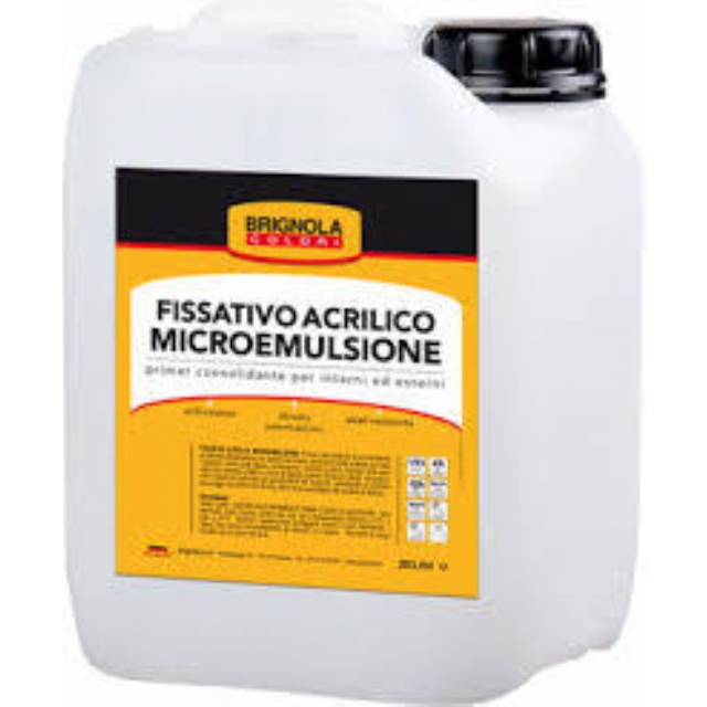 Fissativo acrilico microemulsione Brignola