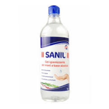 Gel igienizzante per mani a base alcolica SANIL Fidea Lt.1